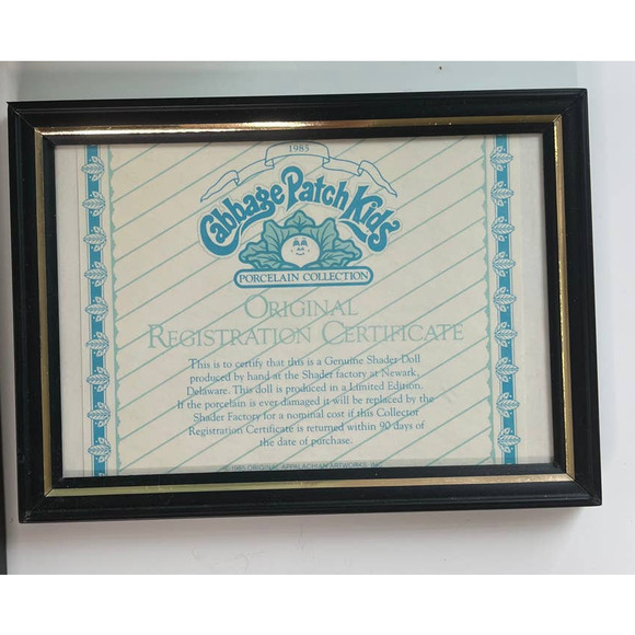 Cabbage Patch Vintage 1985 In Original Box Porcelain Doll CLE 0040 - Picture 8 of 9